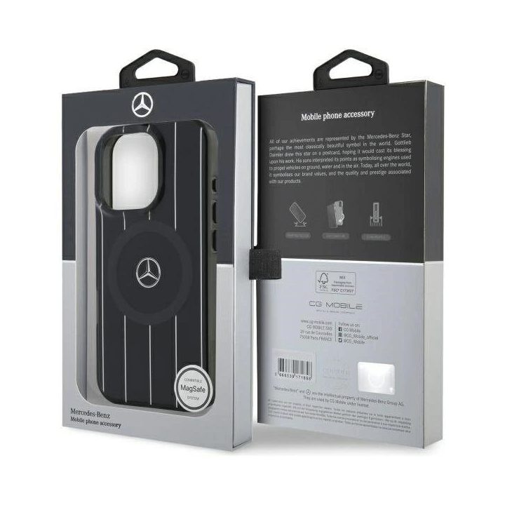 Mercedes MB“ dėklas iPhone 16 Pro“ – juodas