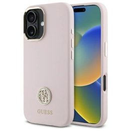 dėklas iPhone 16 telefonui - šviesiai rožinis