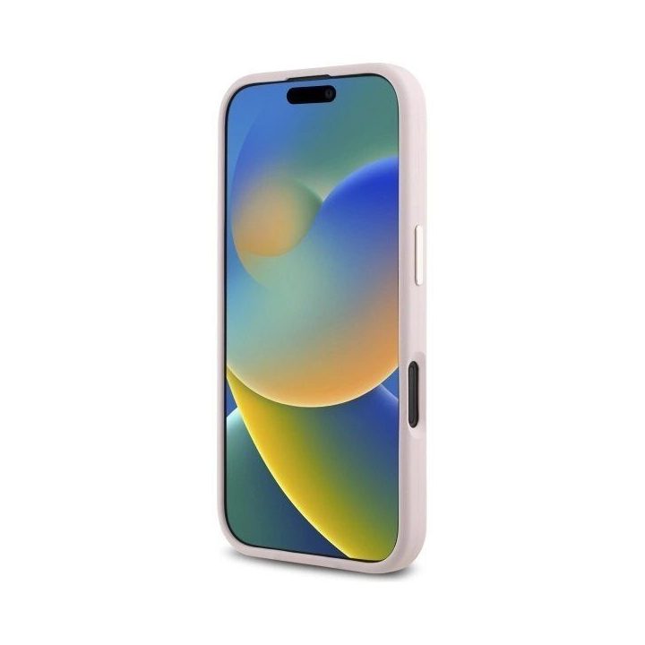 dėklas iPhone 16 telefonui - šviesiai rožinis