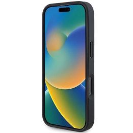 Mercedes MB“ medžio imitacijos odinis MagSafe iPhone 16 Pro“ dėklas – raudonas