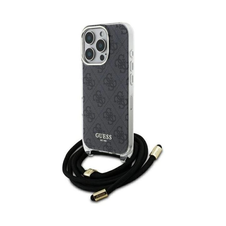 Dėklas iPhone 16 Pro Max telefonui - juodos spalvos