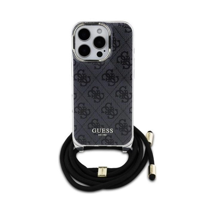 Dėklas iPhone 16 Pro Max telefonui - juodos spalvos