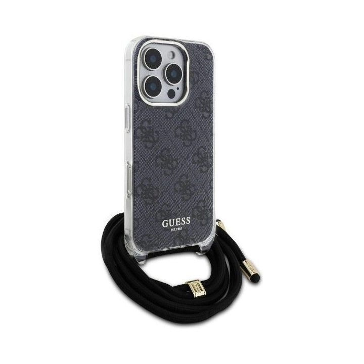 Dėklas iPhone 16 Pro Max telefonui - juodos spalvos