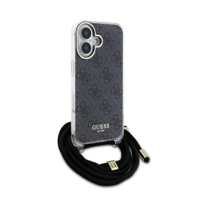 Dėklas iPhone 16 Pro Max telefonui - juodos spalvos