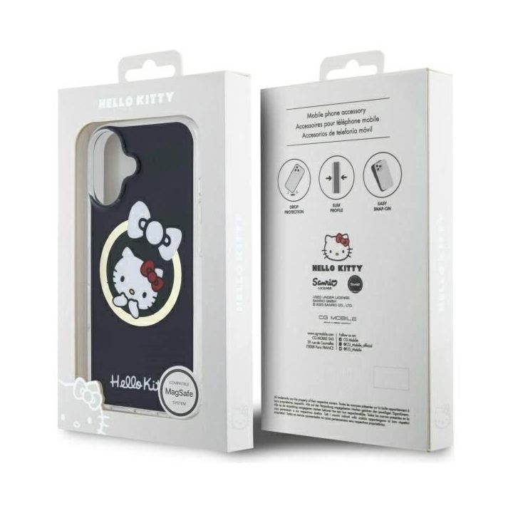 Dėkliukas Magsafe iPhone 16“ dėklas – juodas