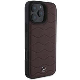 Mercedes MB Waves“ odinis dėklas iPhone 16 Pro Max“ – raudonas