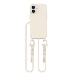 dėklas su dirželiu iPhone 16 - Smėlio spalvos