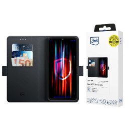dėklas-piniginė Xiaomi Redmi 13C/Poco C65 - juoda