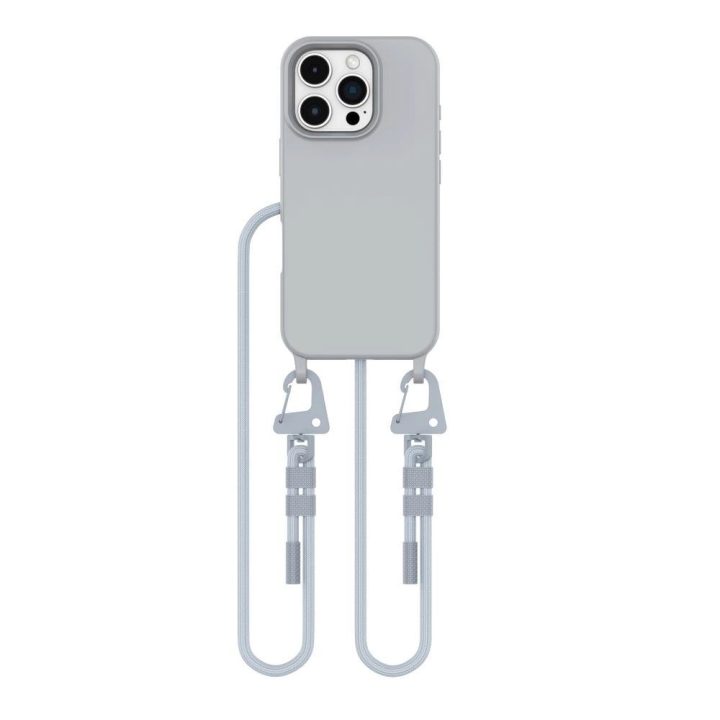 su virvele skirtas iPhone 16 Pro Max - pilkas