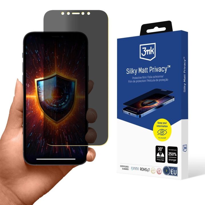 Privatumo plėvelė matinė skirta iPhone 12“ / 12 Pro“