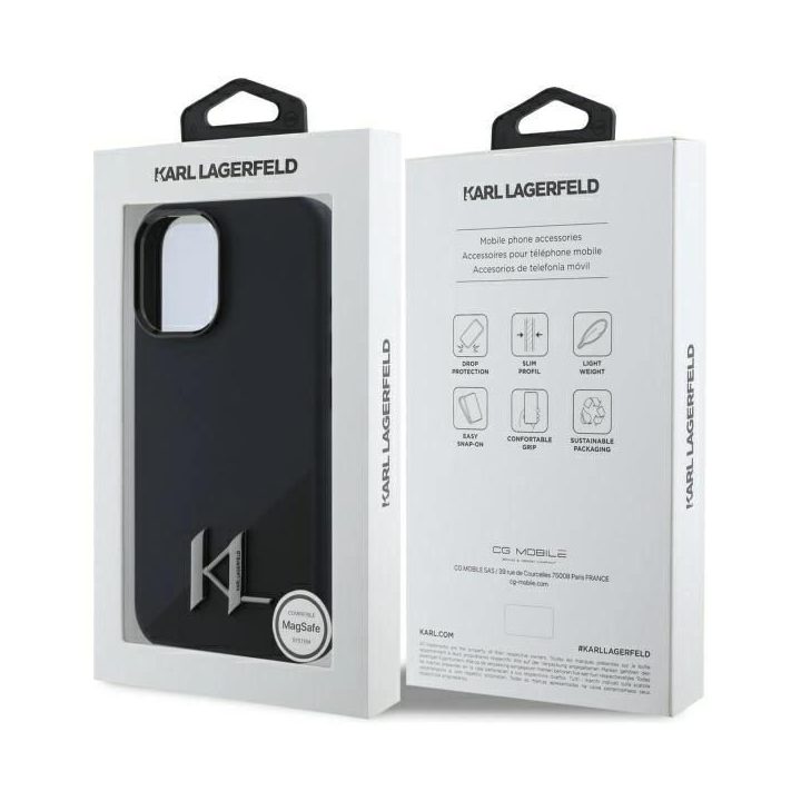iPhone 16 dėklas – juodas
