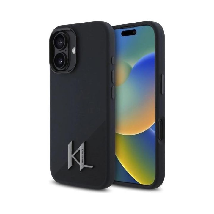 iPhone 16 dėklas – juodas