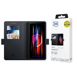 piniginė dėklas Sony Xperia 10 V“ - juodas
