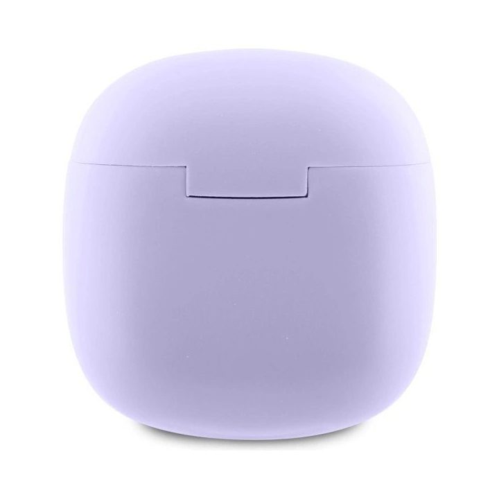 Guess“ Bluetooth“ ausinės TWS“ + įkrovimo stotelė violetinės/violetinės spalvos klasikinis logotipas
