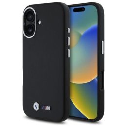 BMW M Smooth iPhone 16 dėklas - juodas