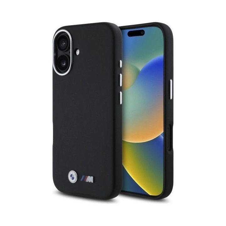 BMW M Smooth iPhone 16 dėklas - juodas