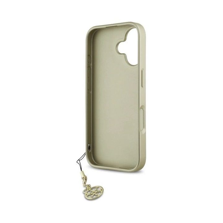 Guess 4G Charms kolekcijos dėklas iPhone 16 Plus“ – juodas