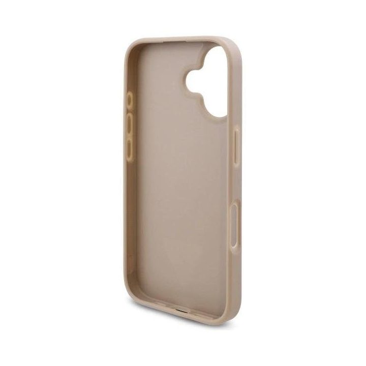Guess nauja 4G trikampė dėžutė iPhone 16 Plus – balta