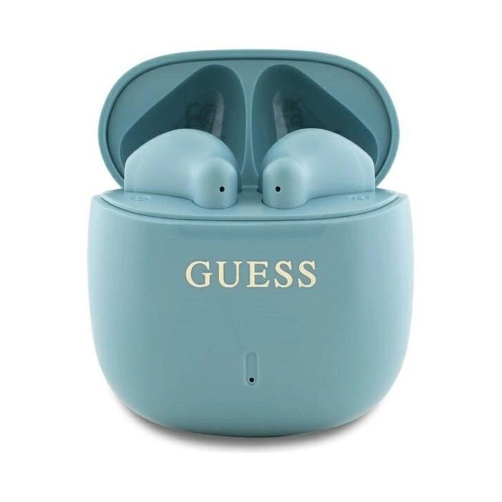 Guess Bluetooth ausinės GUTWSJ14ESGQ TWS + įkroviklis žalia/žalios spalvos