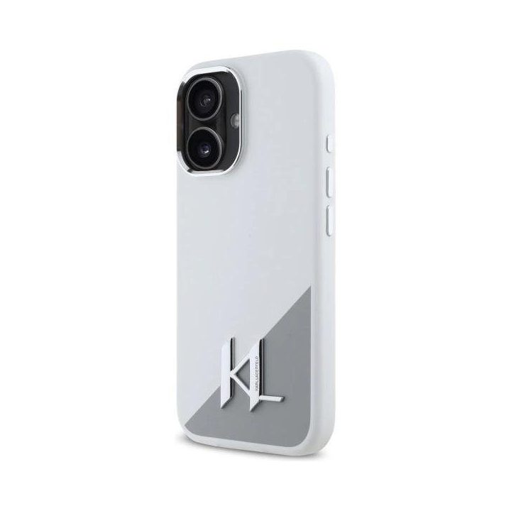 iPhone dėklas su logotipu - baltas