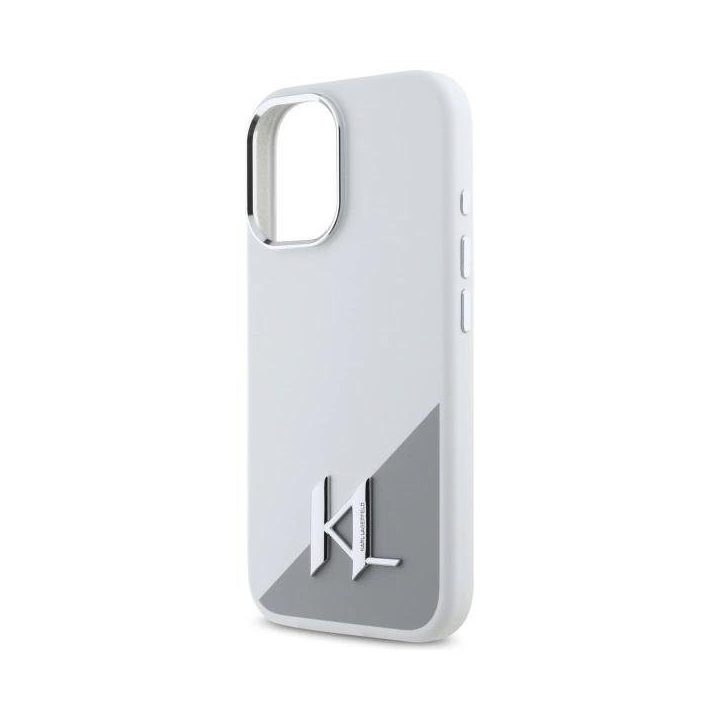 iPhone dėklas su logotipu - baltas