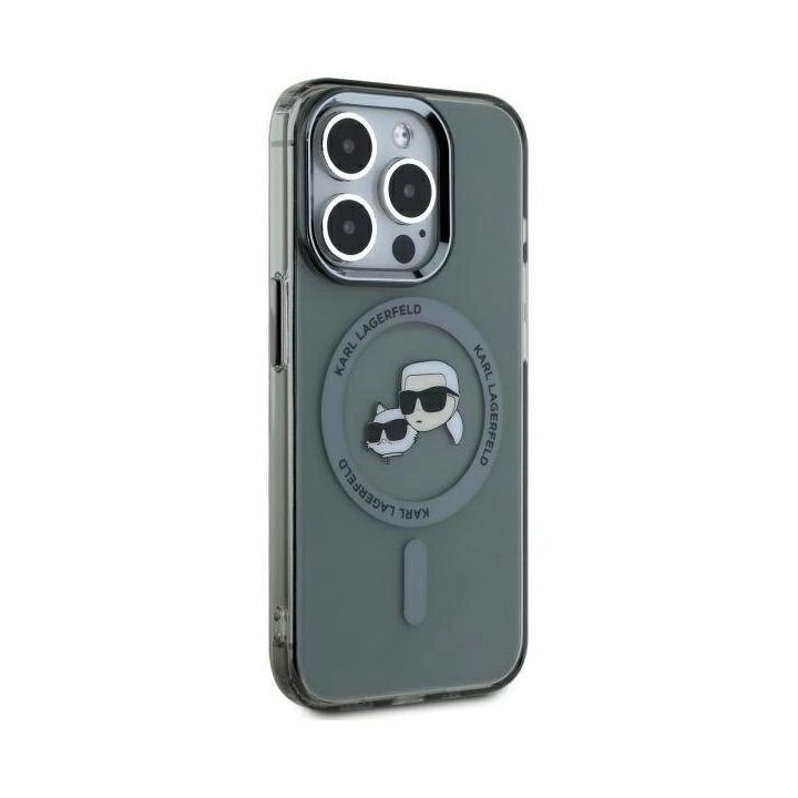 iPhone 15 Pro Max 6,7 juodas/juodas kietas dėklas