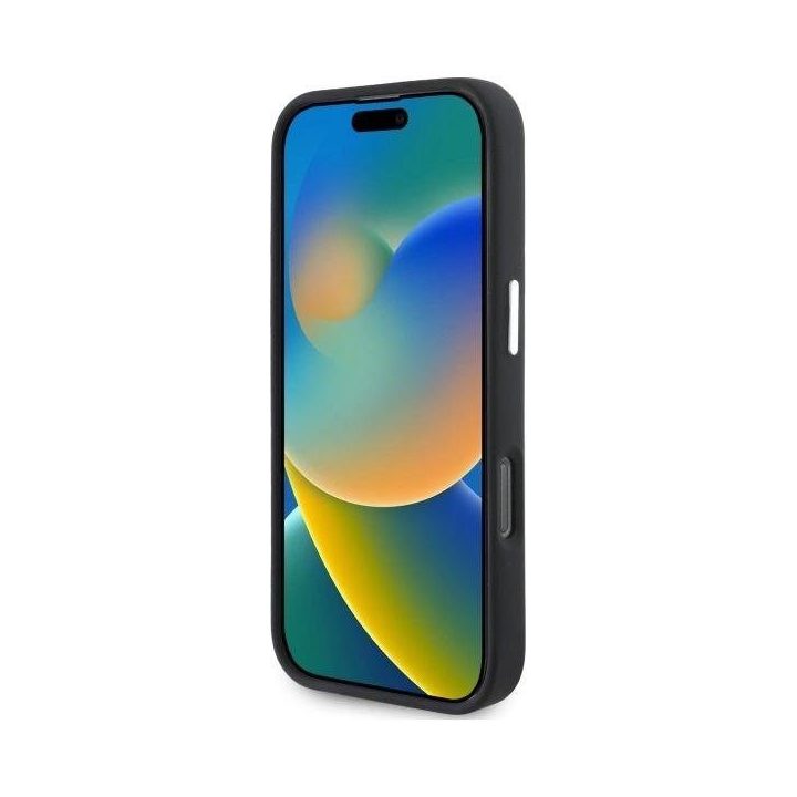 Mercedes“ silikoninis su magnetiniu užsegimu MagSafe“ telefono dėklas iPhone 16 Pro Max“ – juodos spalvos