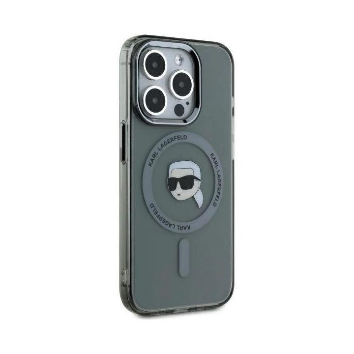 iPhone 15 Pro Max 6.7 juodas/juodas kietas dėklas