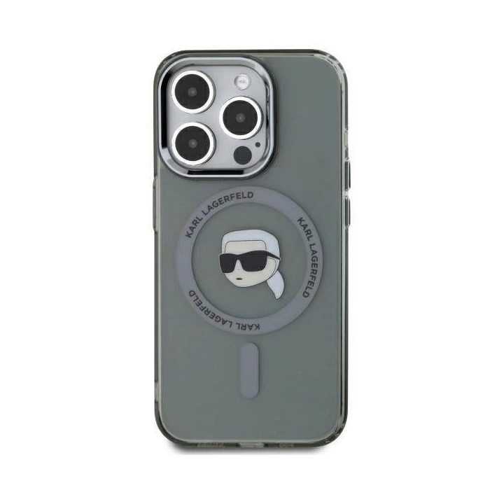 iPhone 15 Pro Max 6.7 juodas/juodas kietas dėklas