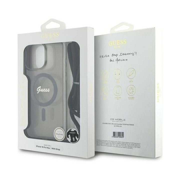 korpusas iPhone 16 Pro - juoda