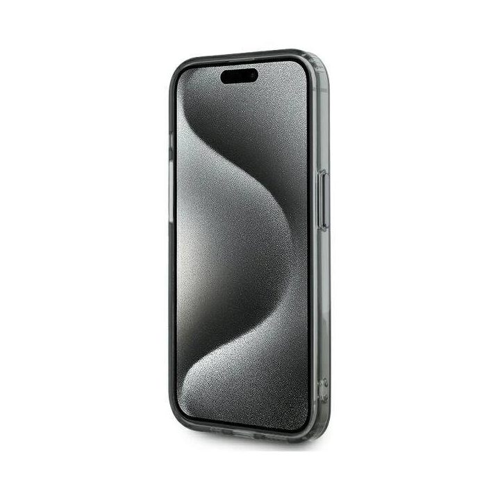 iPhone 15 Pro 6.1“ juodas / juodas kieto dėklo