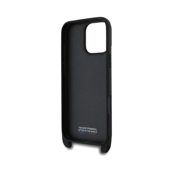 BMW M Edition Carbon Strap & Strap dėklas iPhone 16 Pro Max - Juodas