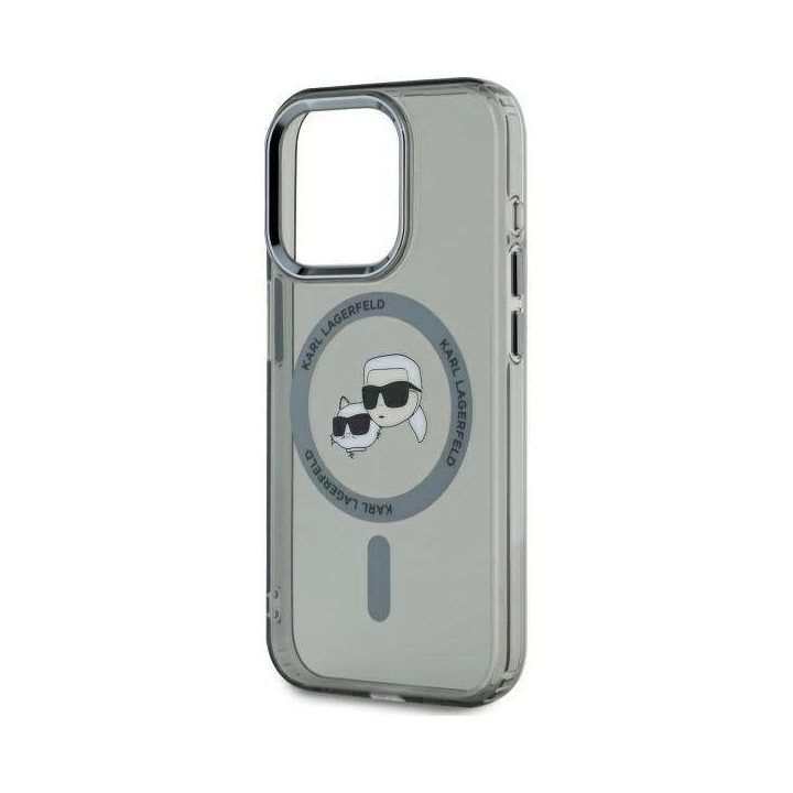 iPhone 15 Pro 6.1 juodas/juodas standus dėklas