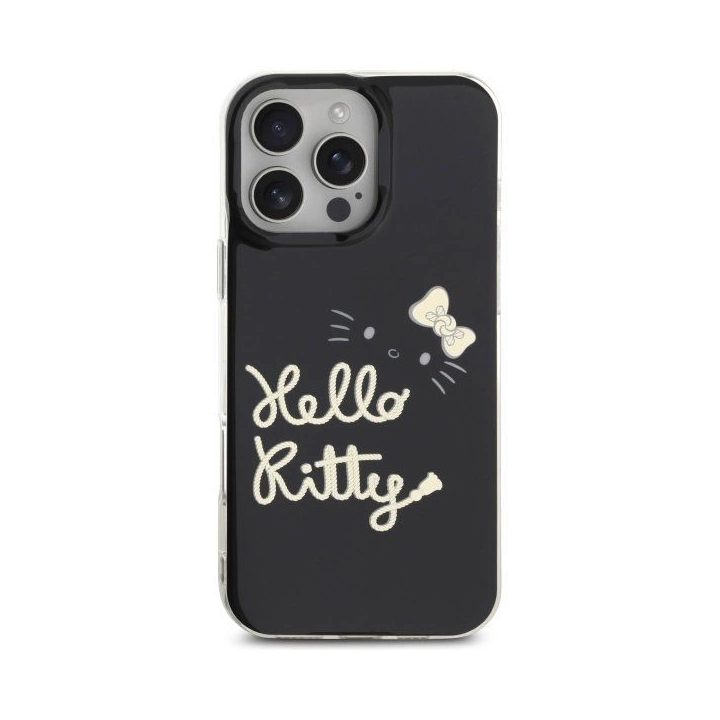 Hello Kitty“ IML Golden Diva“ MagSafe“ dėklas iPhone 16 Pro Max“ – juodas