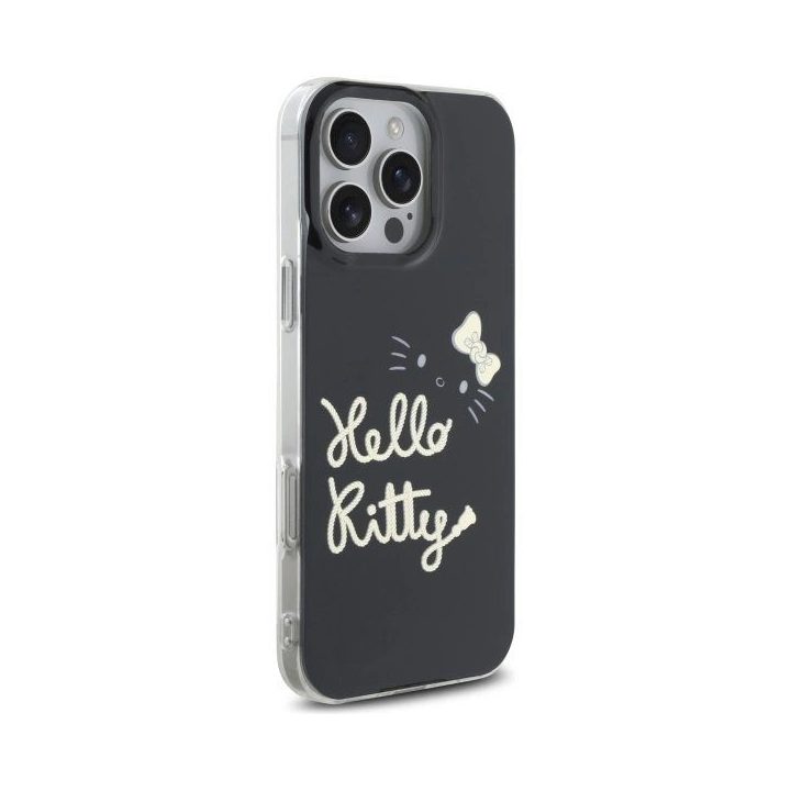 Hello Kitty“ IML Golden Diva“ MagSafe“ dėklas iPhone 16 Pro Max“ – juodas