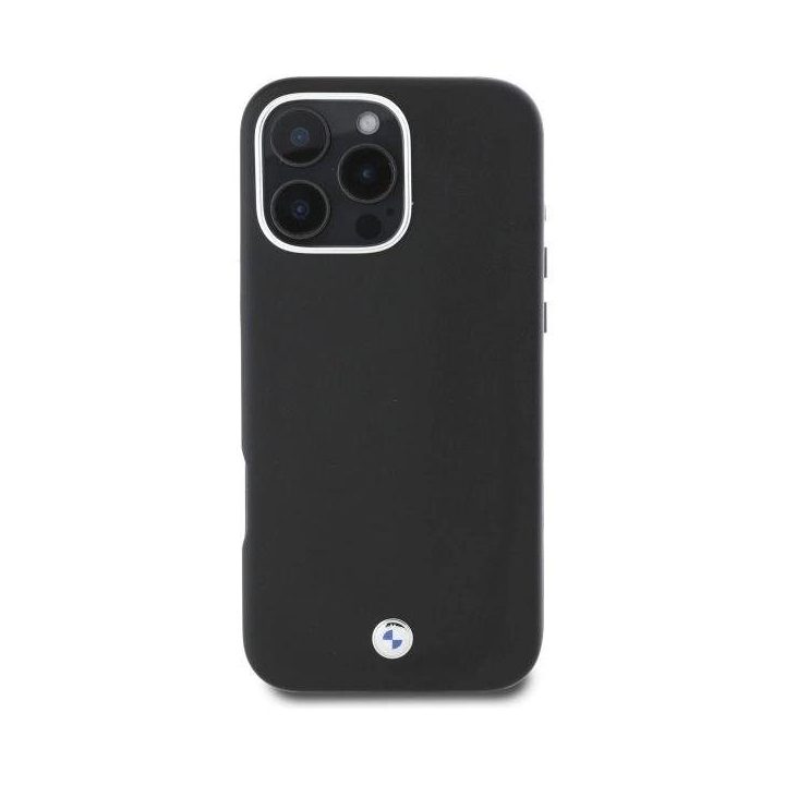 BMW ženklas, visas MagSafe“ iPhone 16 Pro“ dėklas – juodos spalvos