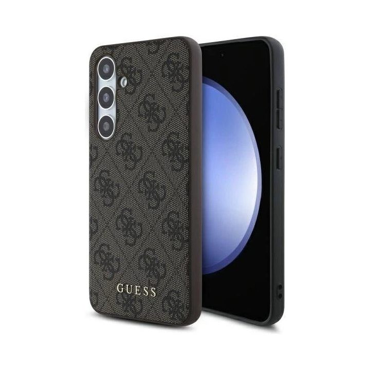 S24 FE S721 ruda/ruda kieto dėklo 4G Metalo Aukso logotipas