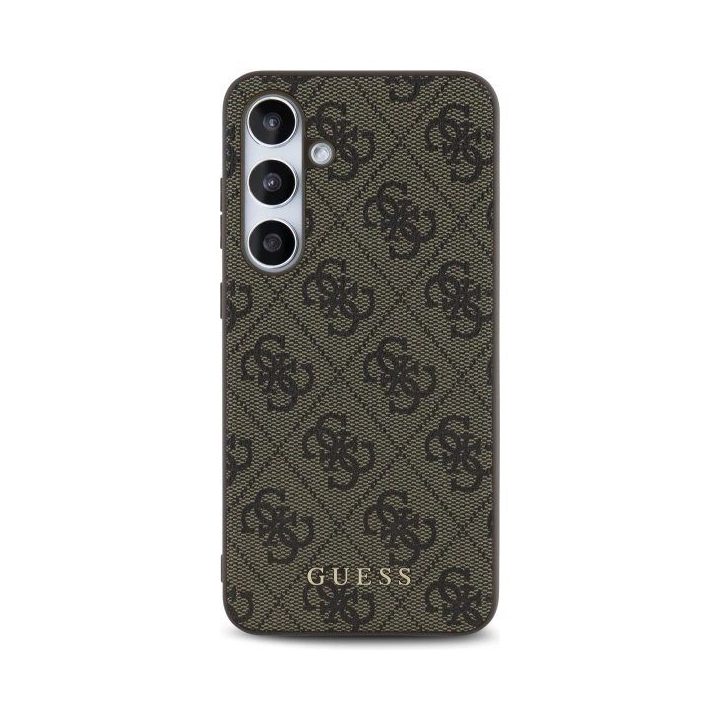 S24 FE S721 ruda/ruda kieto dėklo 4G Metalo Aukso logotipas