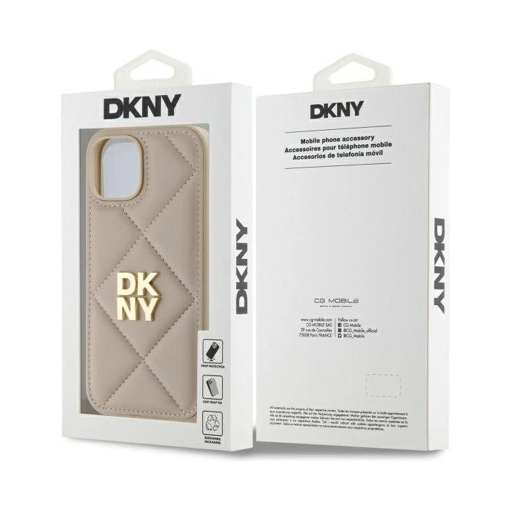 iPhone 15 dėklas - smėlio spalvos