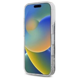 iPhone 16 Pro Max 6.9 juodas dėklas Liquid Glitter Arch“ logotipas