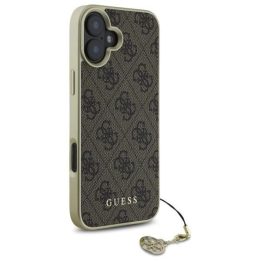 Guess 4G kolekcijos dėklas iPhone 16“ – rudos spalvos