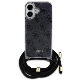 Guess Crossbody Cord 4G Print Case for iPhone 16 - Juoda