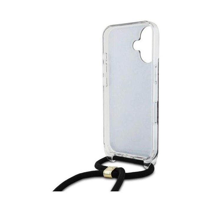 Guess Crossbody Cord 4G Print Case for iPhone 16 - Juoda