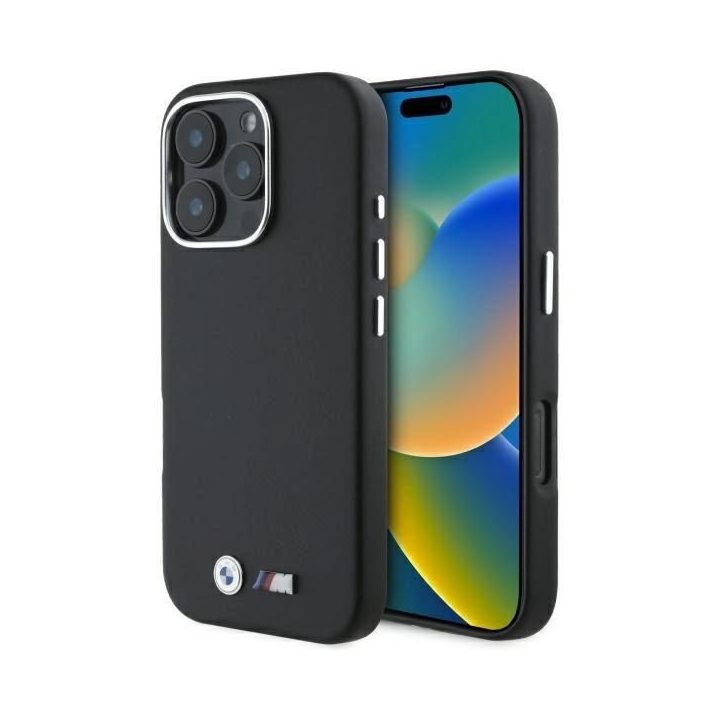 BMW M Smooth pilnai aptrauktas Metal MagSafe dėklas iPhone 16 Pro“ – juodas