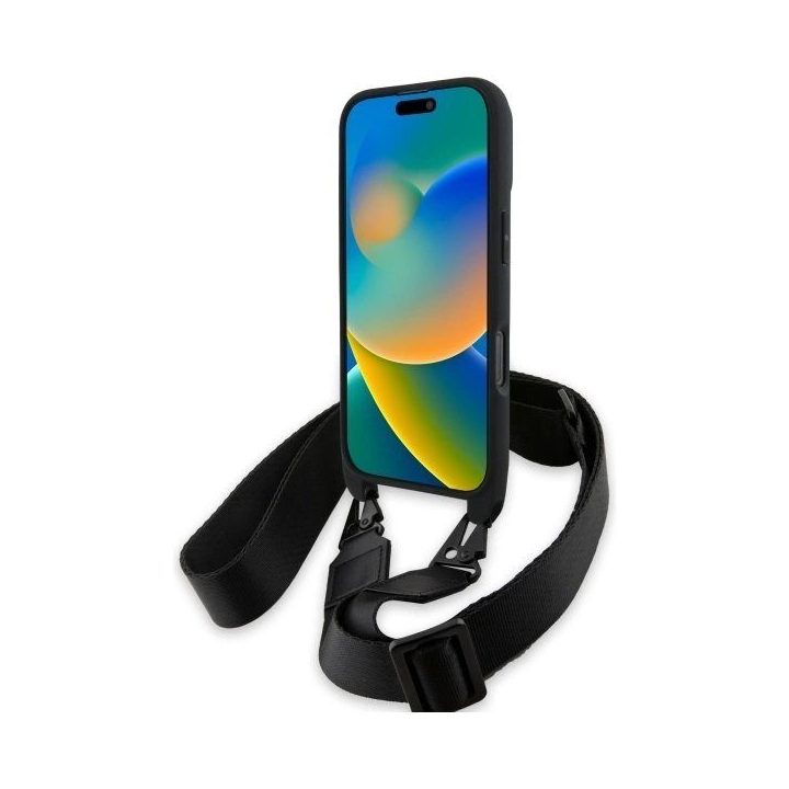 BMW M Edition Carbon Tricolor Lines & Strap Case iPhone 16 Pro – Juoda