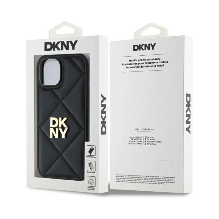 logotipu puoštas iPhone 14“ dėklas – juodas