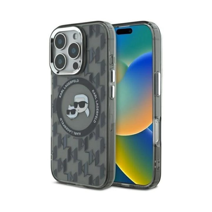 dėklas iPhone 16 Pro“ – juodos spalvos