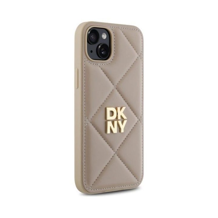 iPhone 15 Plus“ dėklas – smėlio spalvos