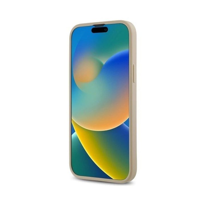 iPhone 15 Plus“ dėklas – smėlio spalvos