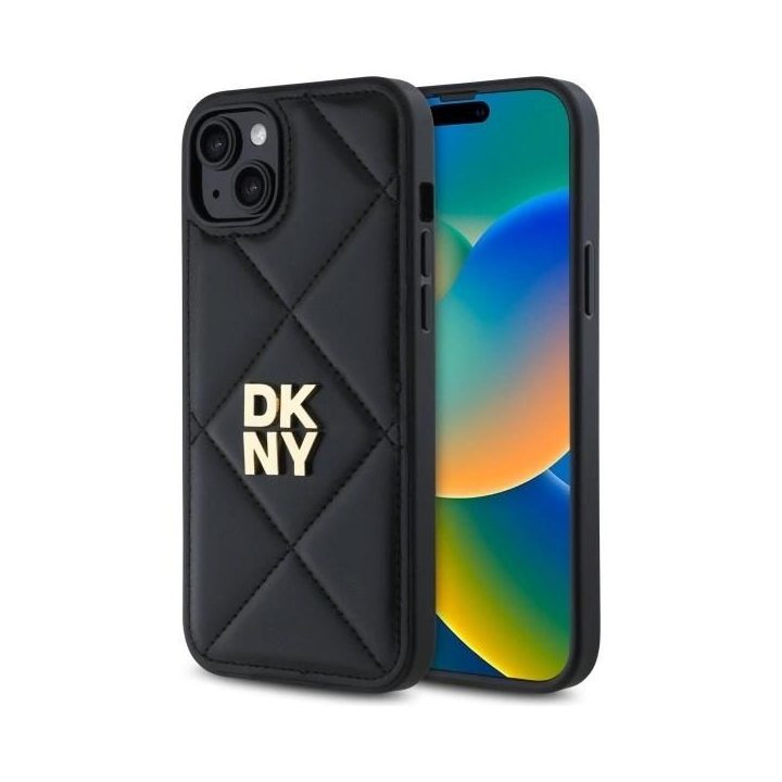 dėklas su logotipu iPhone 15 Plus“ – juodas